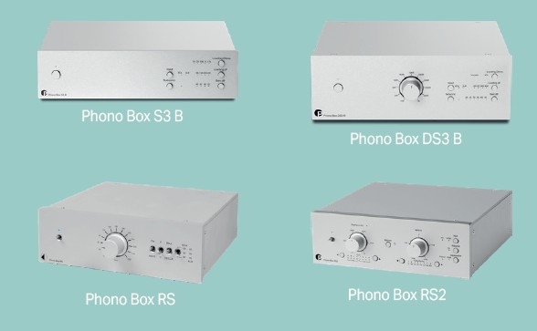 Phono Box S3 B, Phono Box DS3 B, Phono Box RS, Phono Box RS2