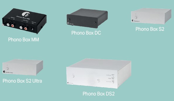 Phono Box MM, Phono Box DC, Phono Box S2, Phono Box S2 Ultra, Phono Box DS2